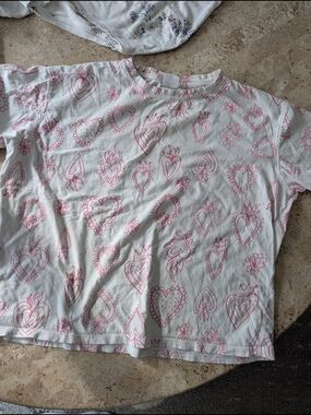 3 Kids White Tee With Print Zara And gap